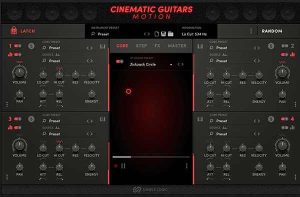 cinematic guitars motion