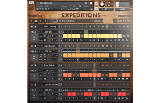 expeditions by sample logic